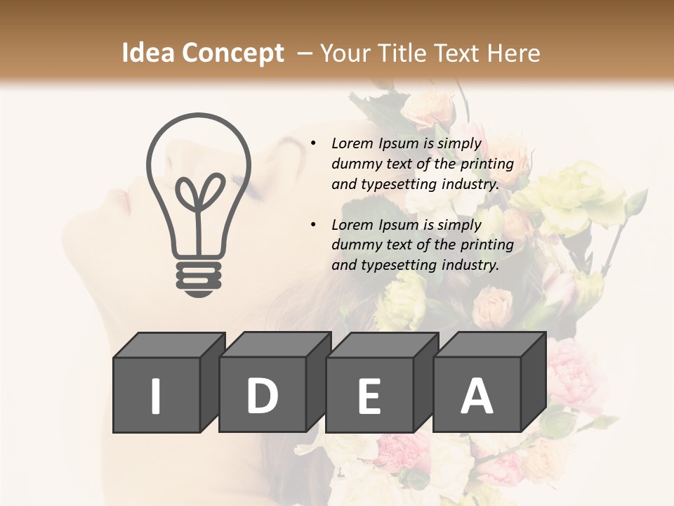 Elegance Woman Wellness PowerPoint Template