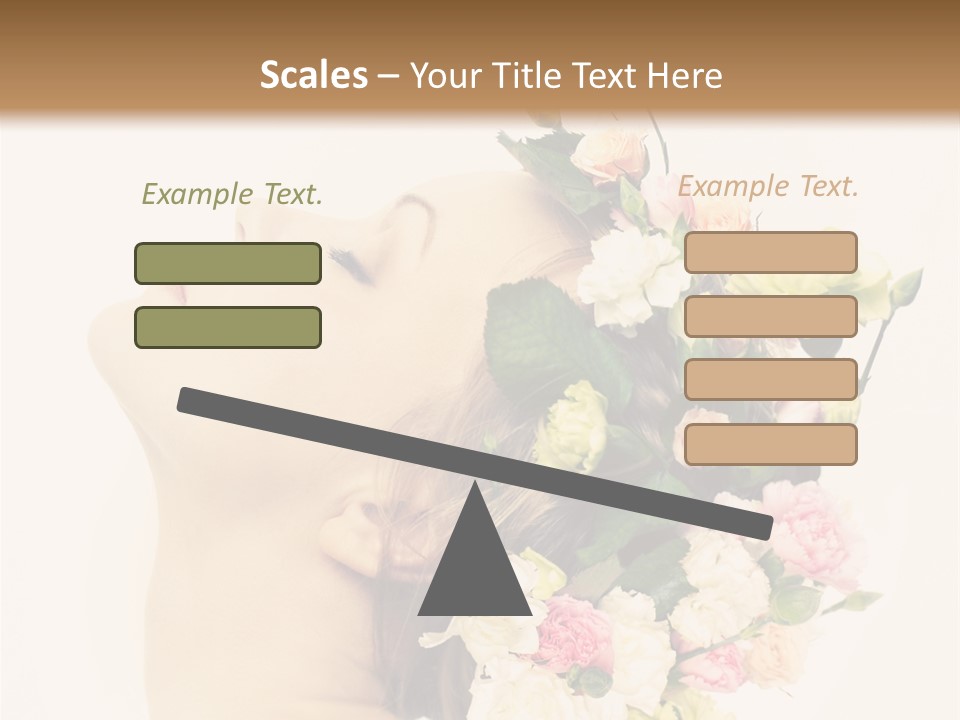 Elegance Woman Wellness PowerPoint Template