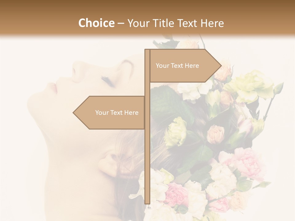 Elegance Woman Wellness PowerPoint Template