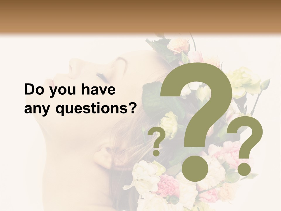 Elegance Woman Wellness PowerPoint Template