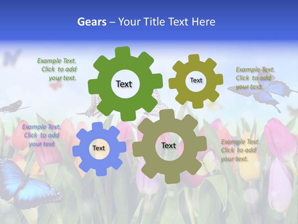 Plant Shimmer Season PowerPoint Template