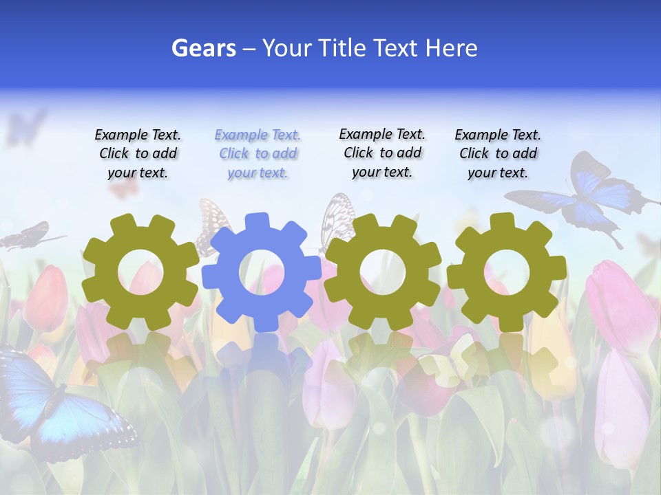 Plant Shimmer Season PowerPoint Template