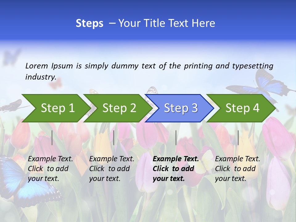 Plant Shimmer Season PowerPoint Template