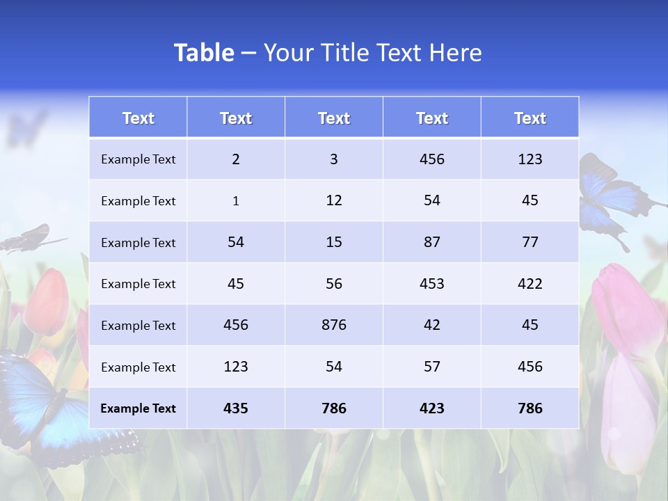 Plant Shimmer Season PowerPoint Template