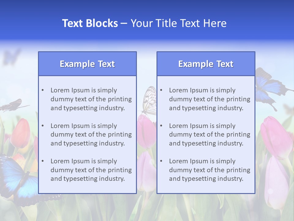 Plant Shimmer Season PowerPoint Template