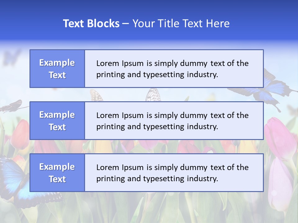 Plant Shimmer Season PowerPoint Template