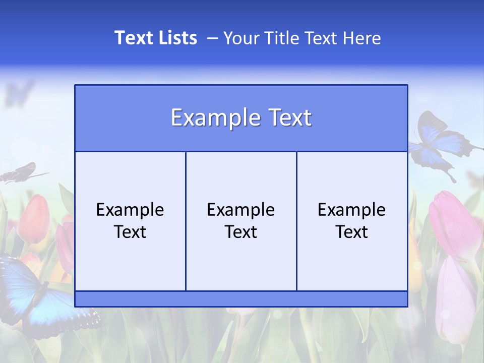 Plant Shimmer Season PowerPoint Template