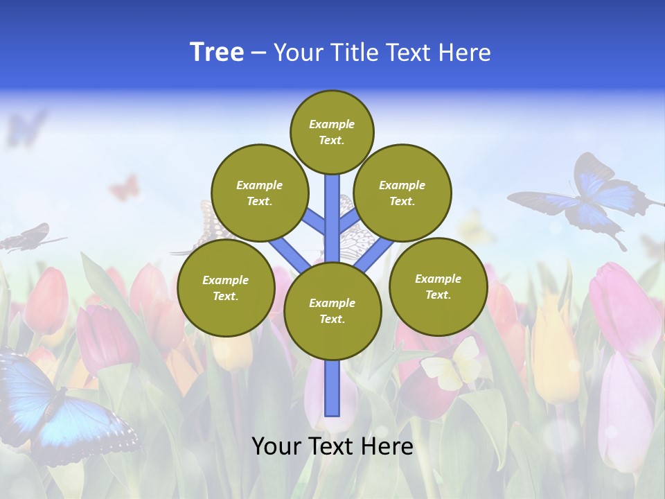 Plant Shimmer Season PowerPoint Template
