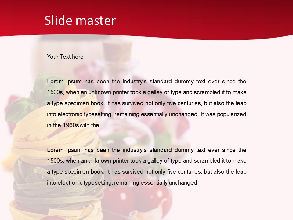 Copyspace Raw Bottle PowerPoint Template