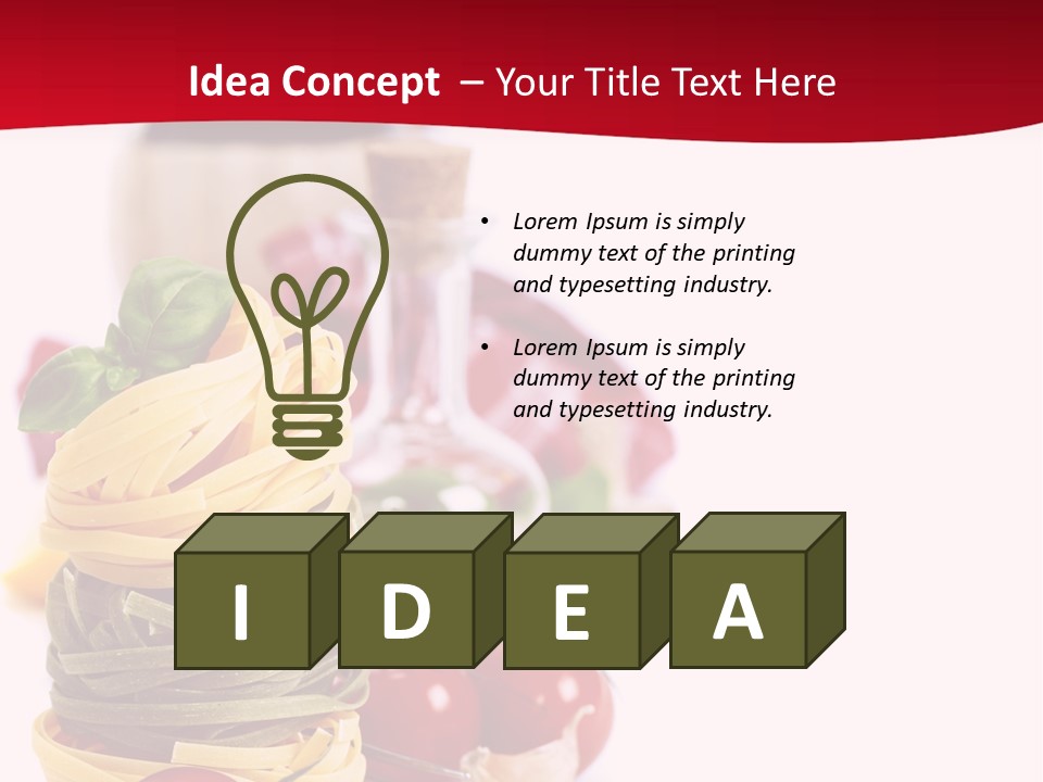 Copyspace Raw Bottle PowerPoint Template