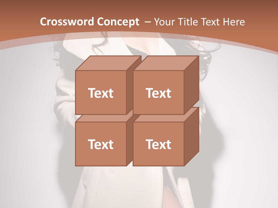 Cute Vogue Hair PowerPoint Template