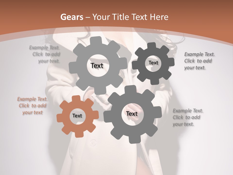 Cute Vogue Hair PowerPoint Template