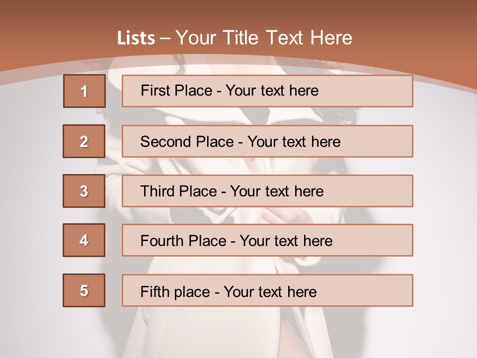 Cute Vogue Hair PowerPoint Template