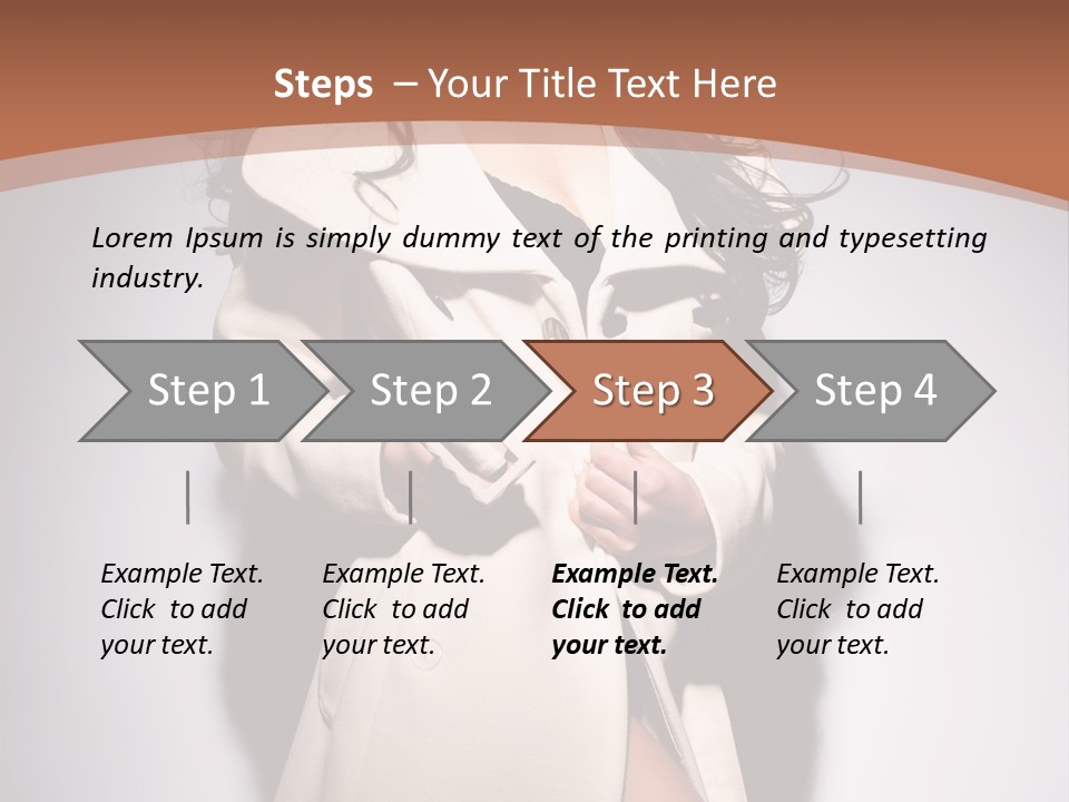 Cute Vogue Hair PowerPoint Template