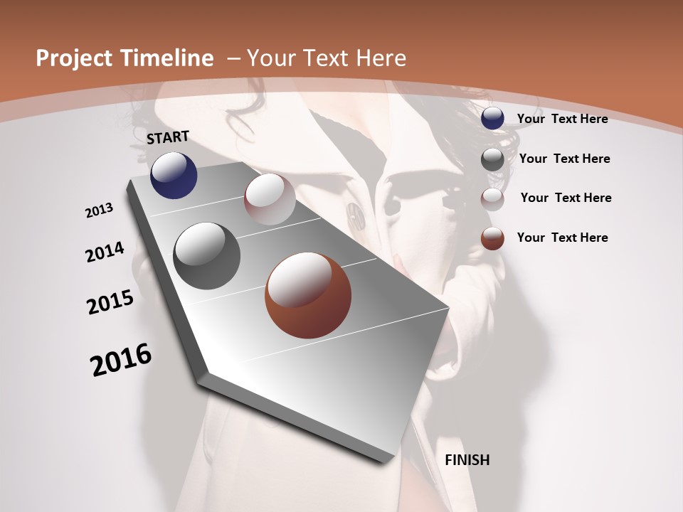 Cute Vogue Hair PowerPoint Template