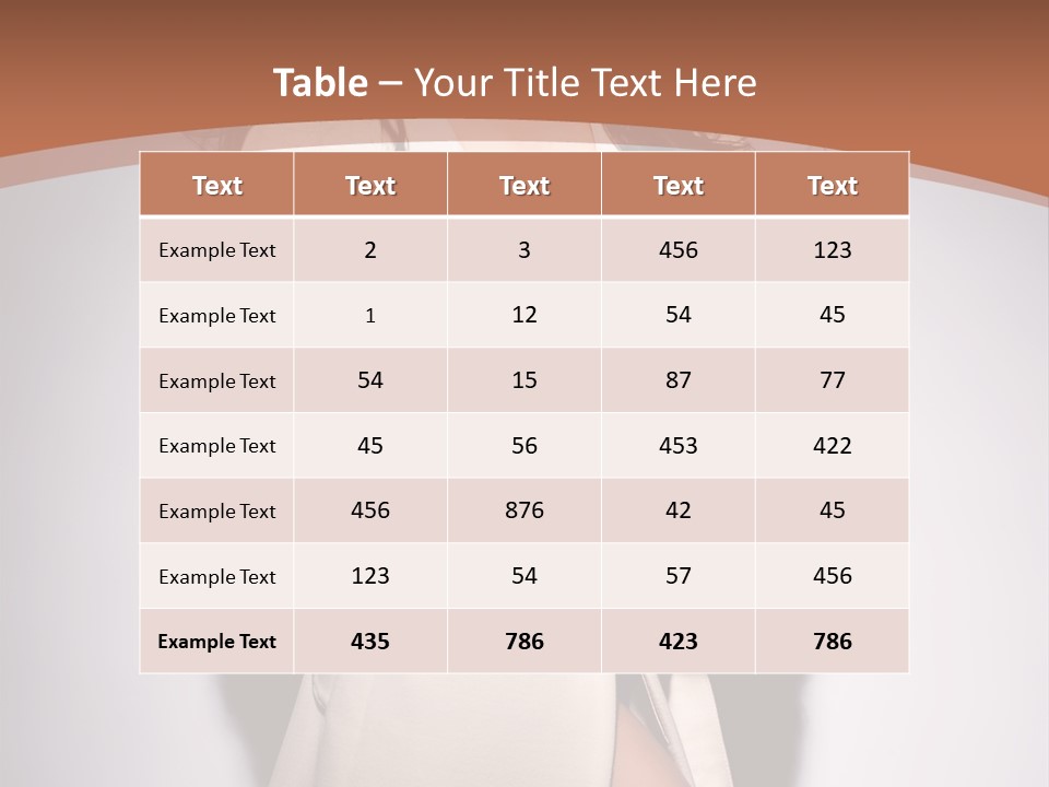 Cute Vogue Hair PowerPoint Template