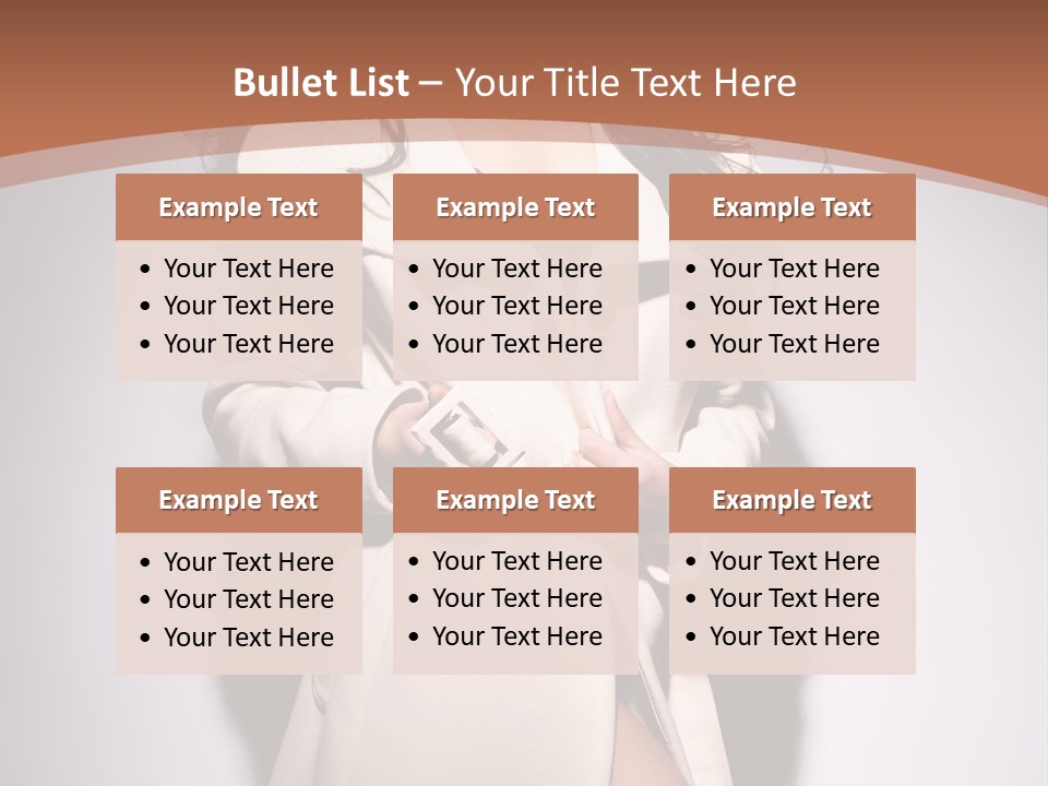 Cute Vogue Hair PowerPoint Template