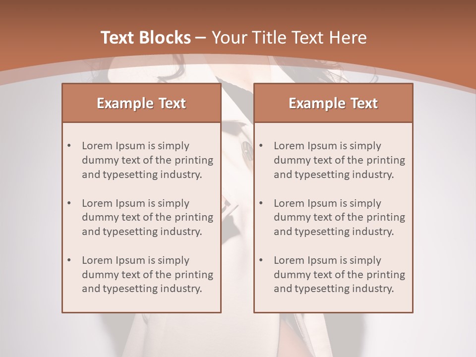 Cute Vogue Hair PowerPoint Template