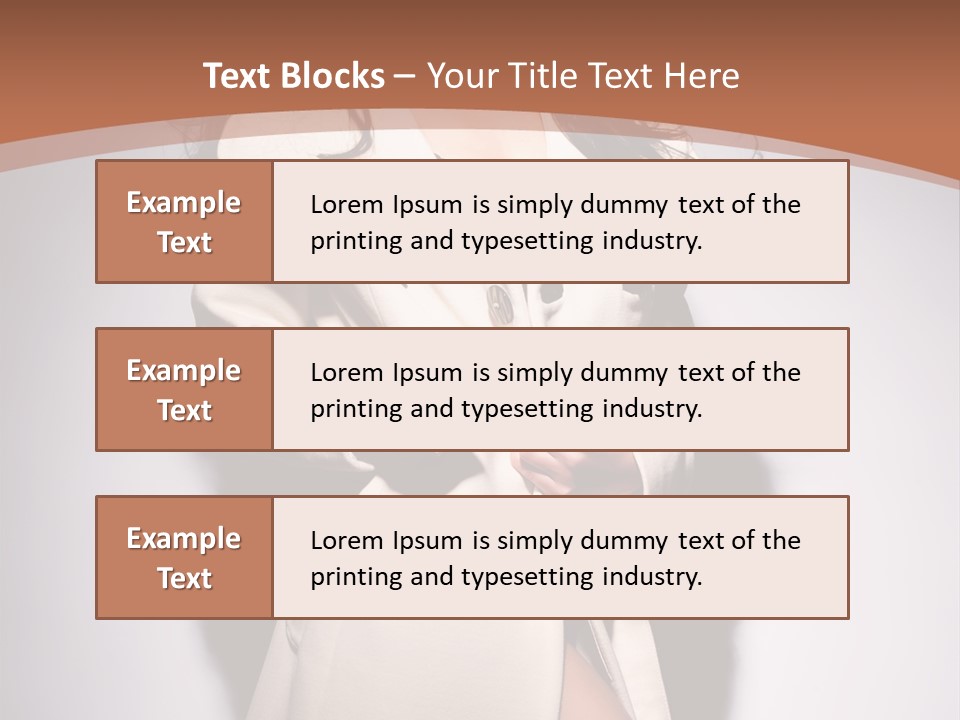 Cute Vogue Hair PowerPoint Template