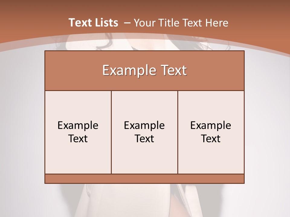 Cute Vogue Hair PowerPoint Template