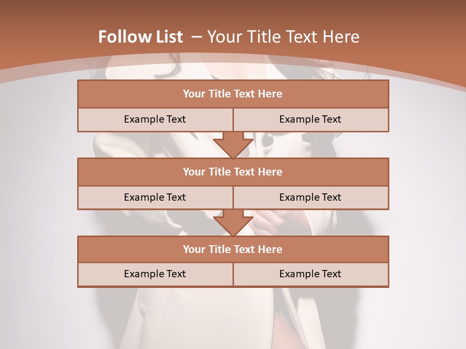 Cute Vogue Hair PowerPoint Template