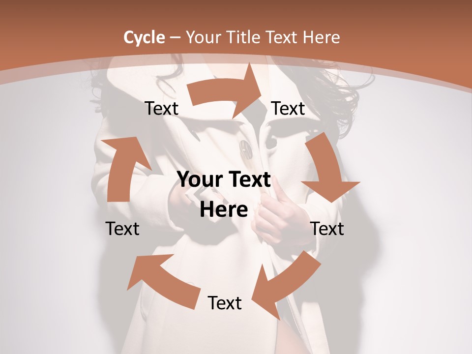 Cute Vogue Hair PowerPoint Template