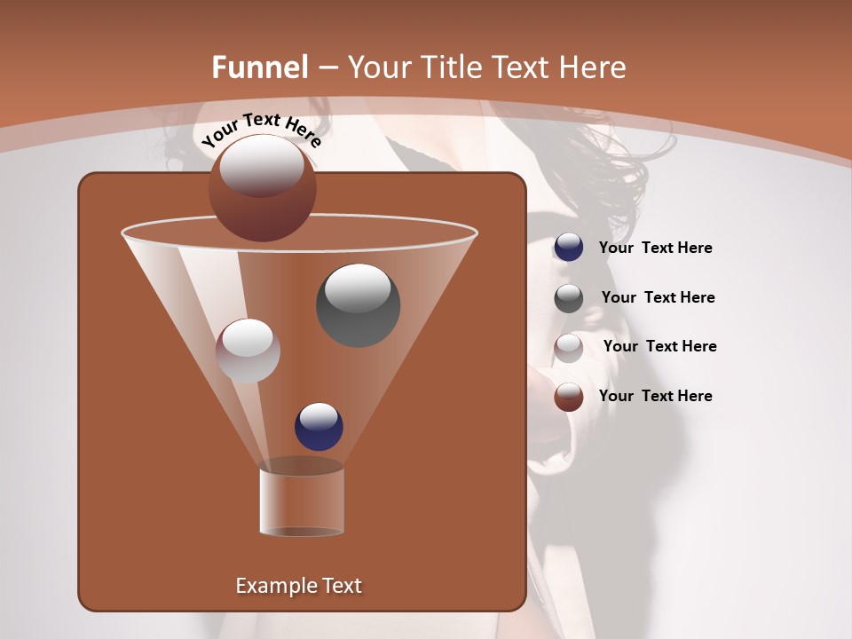 Cute Vogue Hair PowerPoint Template