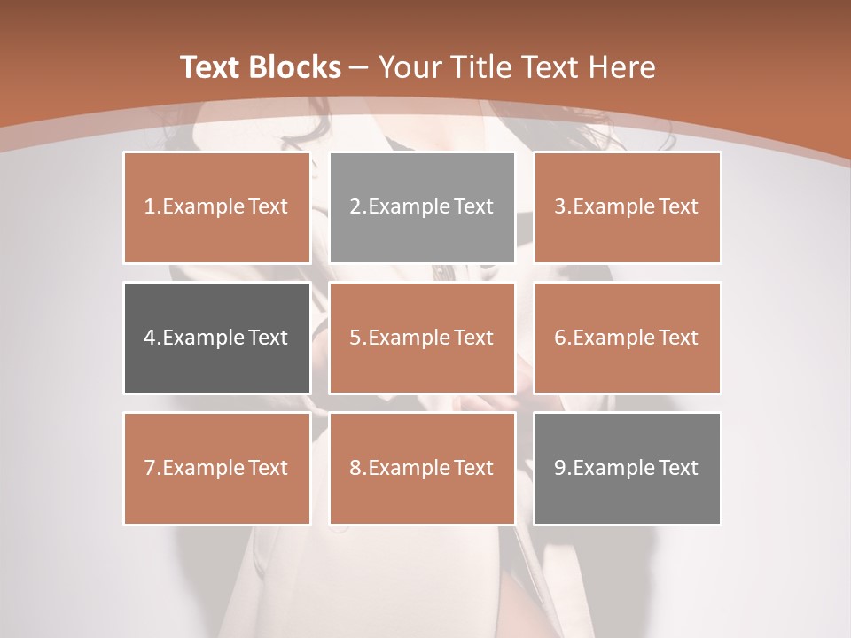 Cute Vogue Hair PowerPoint Template