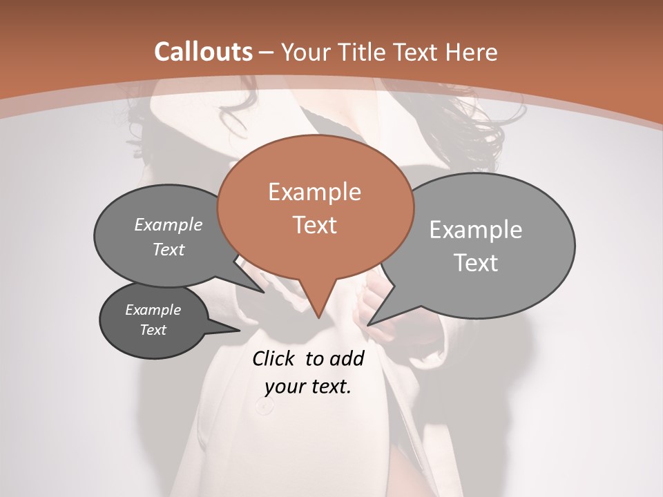 Cute Vogue Hair PowerPoint Template