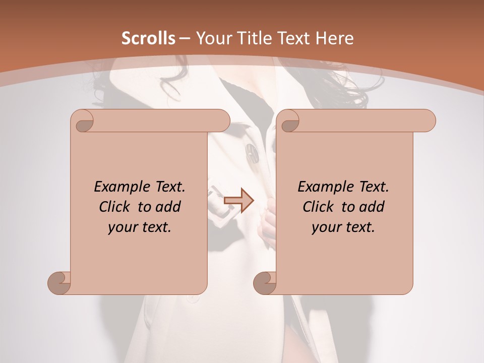Cute Vogue Hair PowerPoint Template