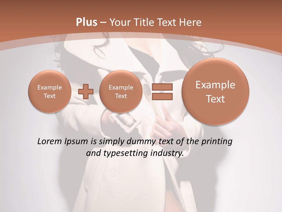 Cute Vogue Hair PowerPoint Template