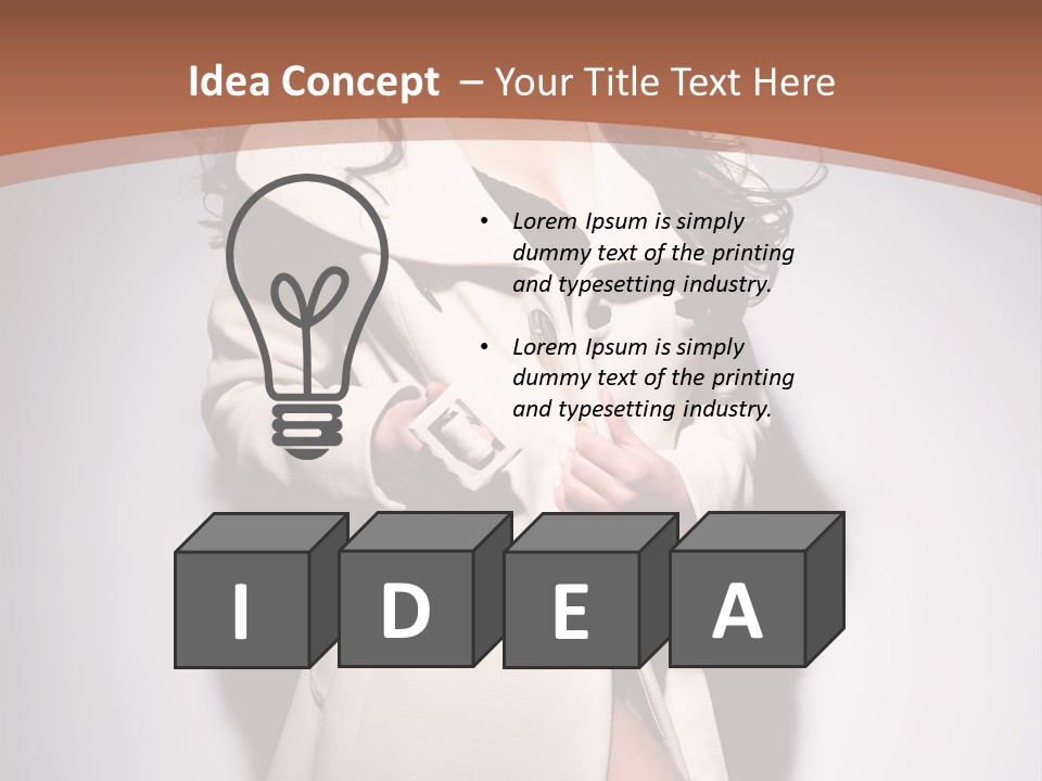 Cute Vogue Hair PowerPoint Template