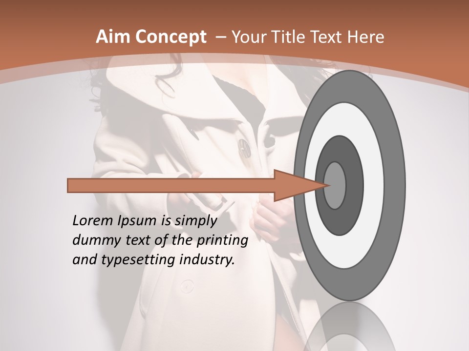 Cute Vogue Hair PowerPoint Template