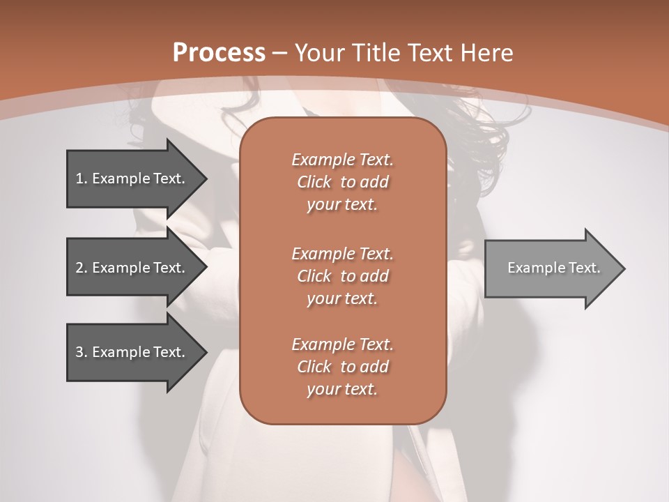 Cute Vogue Hair PowerPoint Template