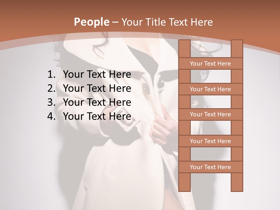 Cute Vogue Hair PowerPoint Template