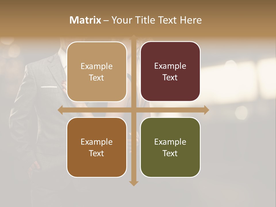 Pensive Classic Business PowerPoint Template