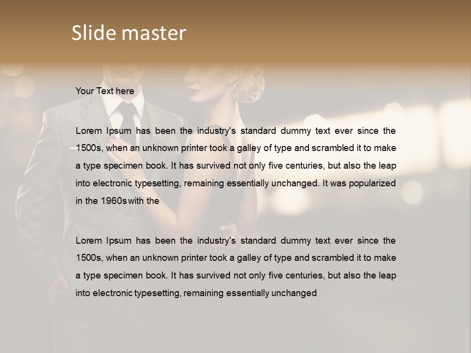 Pensive Classic Business PowerPoint Template