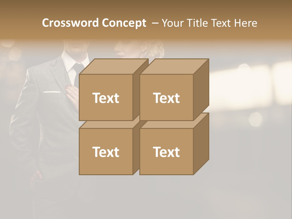 Pensive Classic Business PowerPoint Template