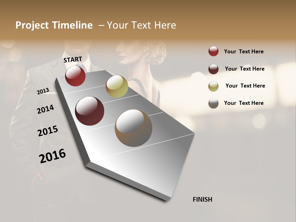Pensive Classic Business PowerPoint Template