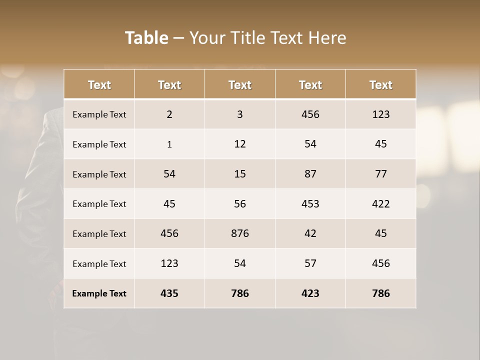 Pensive Classic Business PowerPoint Template