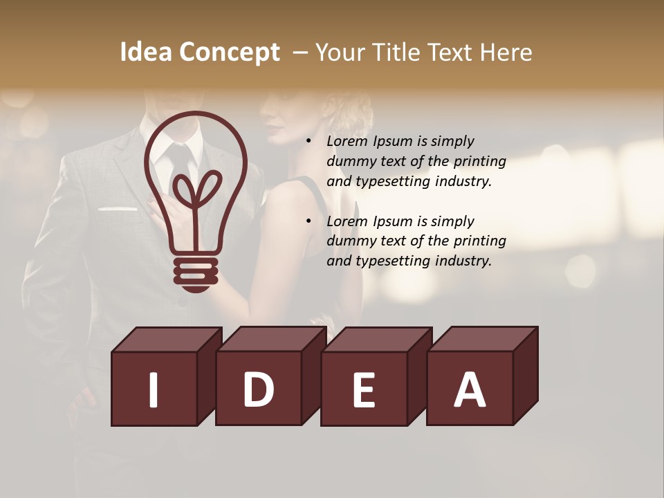 Pensive Classic Business PowerPoint Template