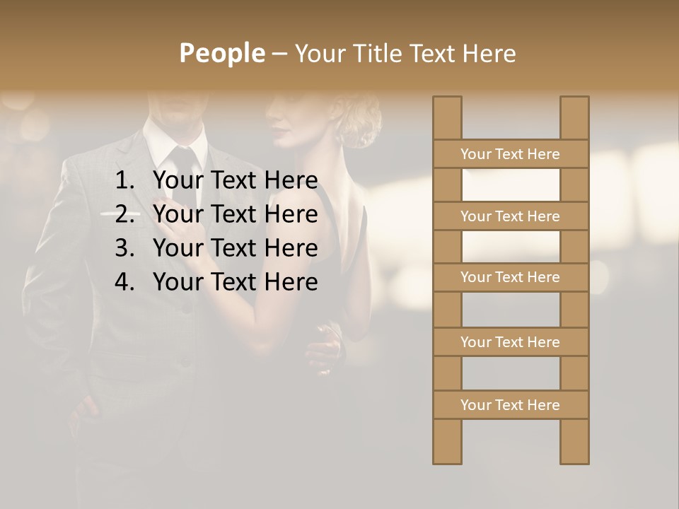 Pensive Classic Business PowerPoint Template