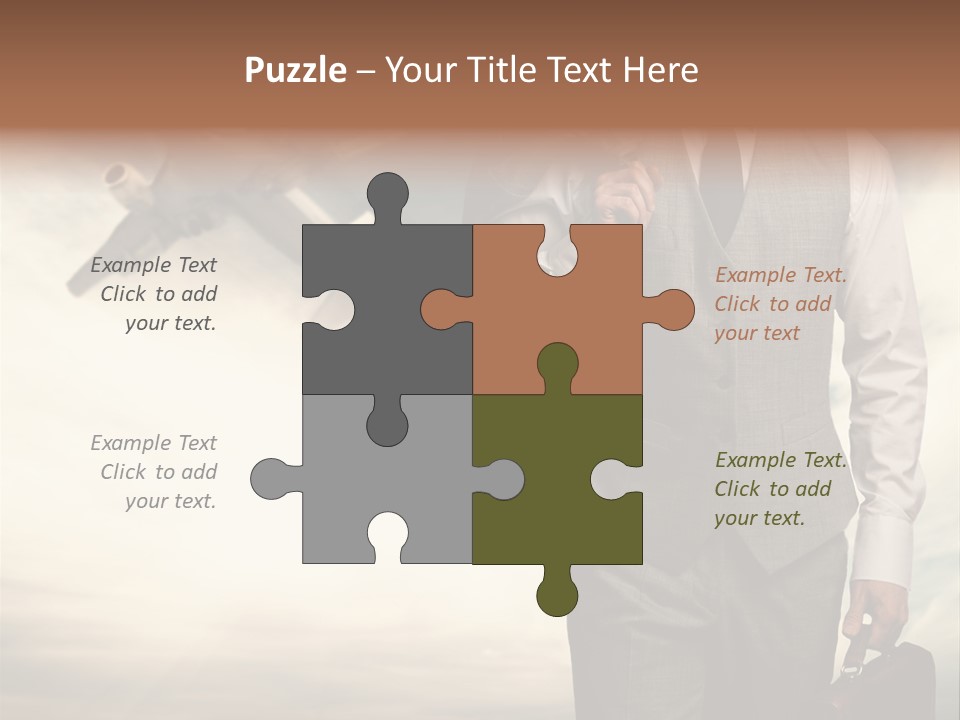 Arrival Handsome Passenger PowerPoint Template