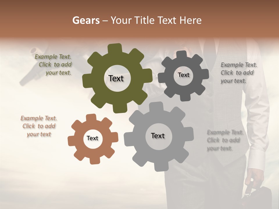 Arrival Handsome Passenger PowerPoint Template