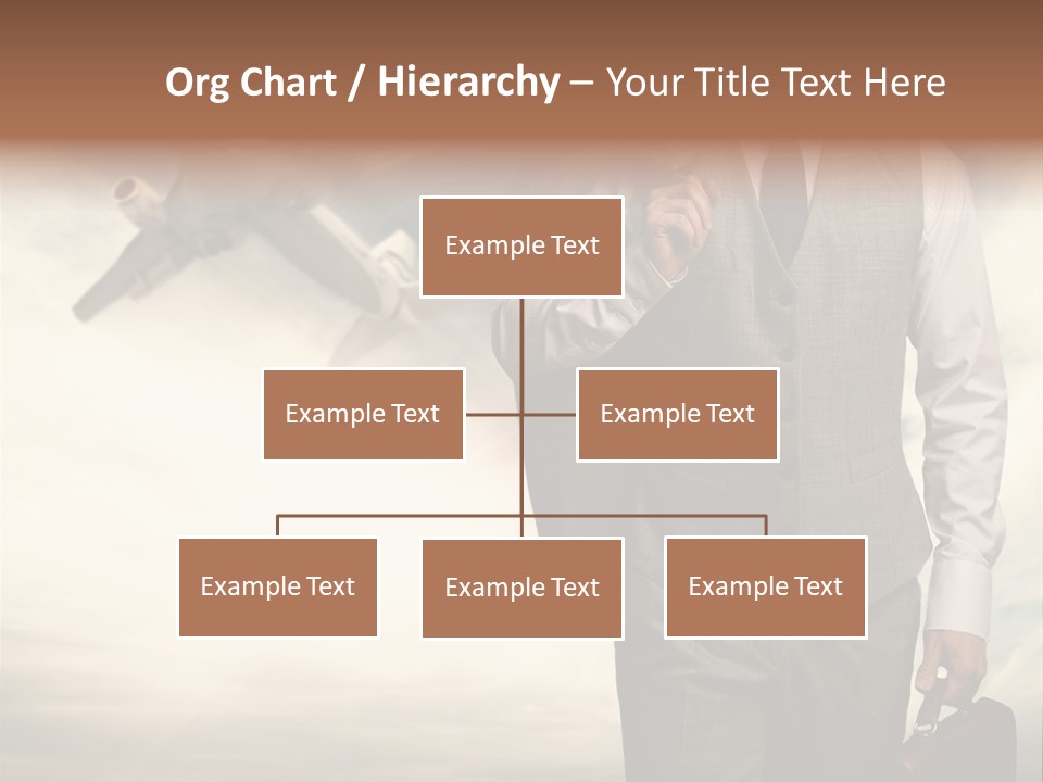 Arrival Handsome Passenger PowerPoint Template