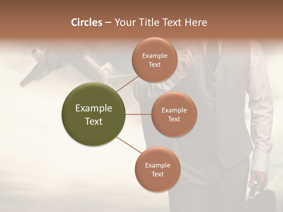 Arrival Handsome Passenger PowerPoint Template