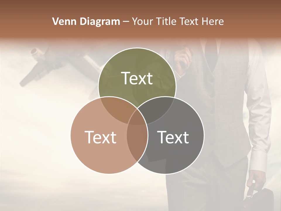 Arrival Handsome Passenger PowerPoint Template