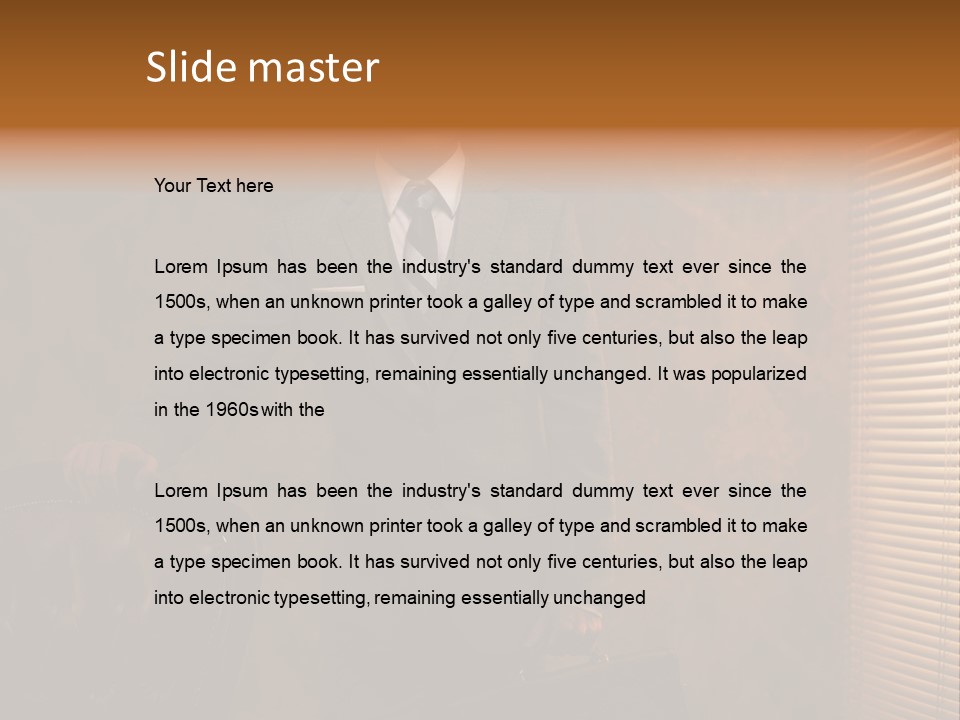 Gangster Success Elegant PowerPoint Template