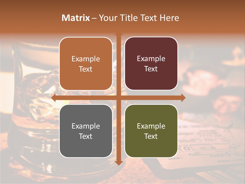 Ticket Nostalgic Photo PowerPoint Template