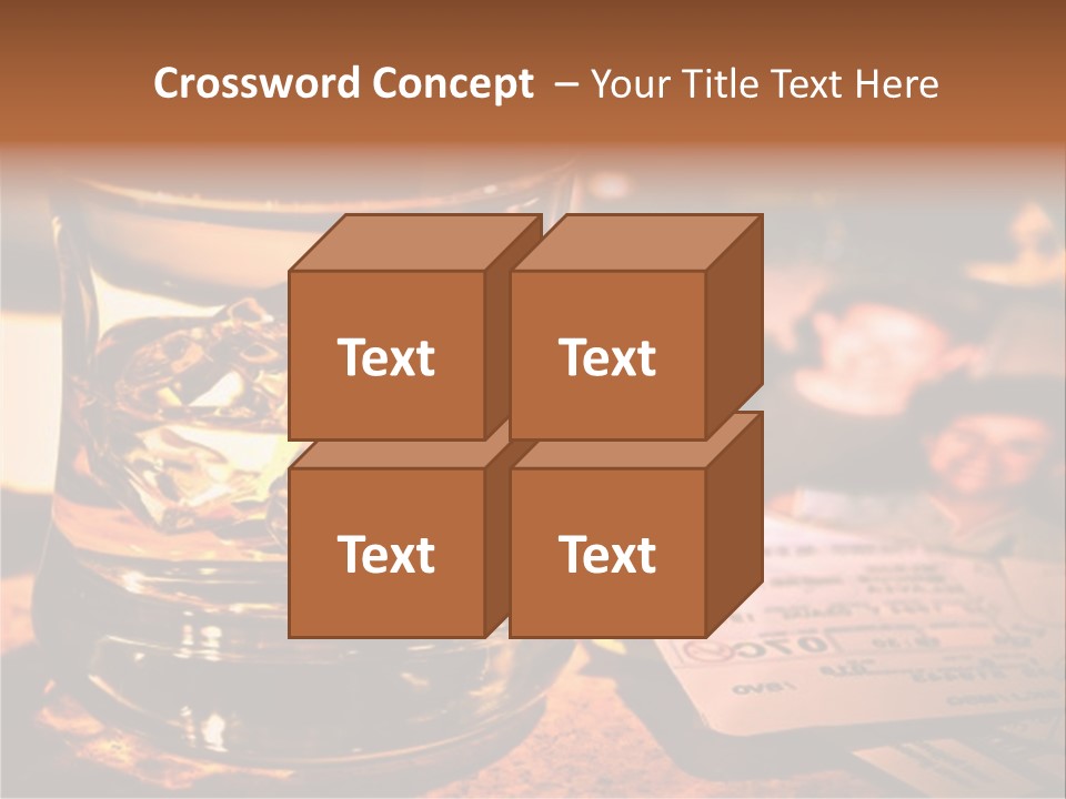 Ticket Nostalgic Photo PowerPoint Template